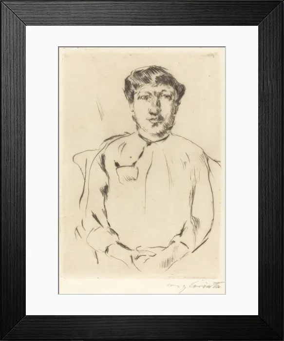 Framed Print : Frauenbildnis (Portrait of a Woman), 1914. Creator: Lovis Corinth Framed Print : Frauenbildnis (Portrait of a Woman), 1914. Creator: Lovis Corinth