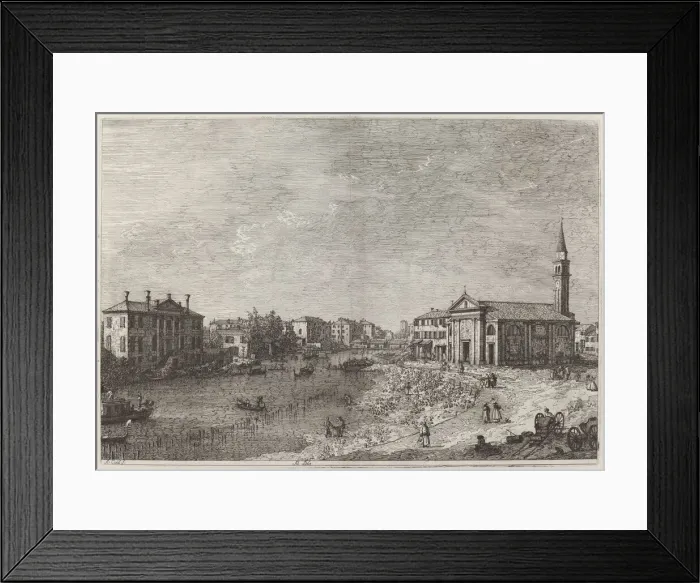Framed Print : Al Dolo, c. 1735 / 1746. Creator: Canaletto Framed Print : Al Dolo, c. 1735 / 1746. Creator: Canaletto