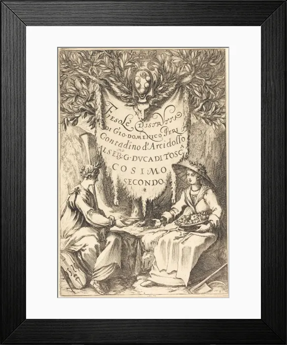 Framed Print : La belle jardiniere, 1619. Creator: Jacques Callot Framed Print : La belle jardiniere, 1619. Creator: Jacques Callot