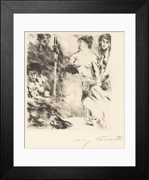 Framed Print : Der Harem (The Harem), 1914. Creator: Lovis Corinth Framed Print : Der Harem (The Harem), 1914. Creator: Lovis Corinth