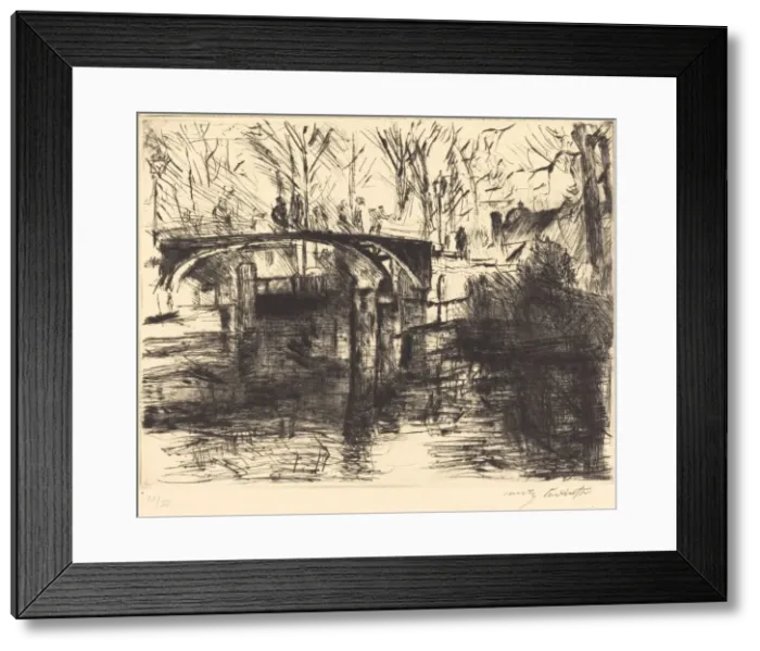 Framed Print : Aus dem Tiergarten (View of the Tiergarten), 1920. Creator: Lovis Corinth Framed Print : Aus dem Tiergarten (View of the Tiergarten), 1920. Creator: Lovis Corinth