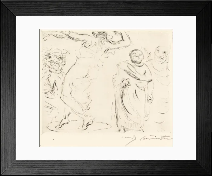 Framed Print : Das Gastmahl des Trimalchio: pl. XI (The Banquet of Trimalchio: pl. XI), 1919 Framed Print : Das Gastmahl des Trimalchio: pl. XI (The Banquet of Trimalchio: pl. XI), 1919
