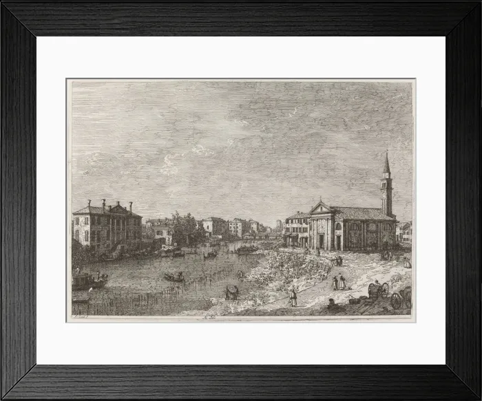 Framed Print : Al Dolo, c. 1735 / 1746. Creator: Canaletto Framed Print : Al Dolo, c. 1735 / 1746. Creator: Canaletto