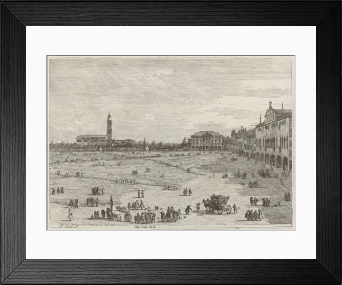 Framed Print : Pra della Valle, c. 1735 / 1746. Creator: Canaletto Framed Print : Pra della Valle, c. 1735 / 1746. Creator: Canaletto