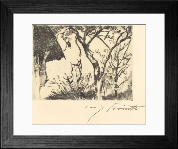 Framed Print : Hausecke (Corner of a House), 1918. Creator: Lovis Corinth Framed Print : Hausecke (Corner of a House), 1918. Creator: Lovis Corinth