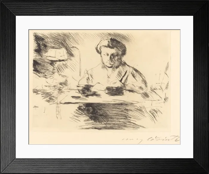 Framed Print : Die Gattin (Wife of the Artist), 1918. Creator: Lovis Corinth Framed Print : Die Gattin (Wife of the Artist), 1918. Creator: Lovis Corinth