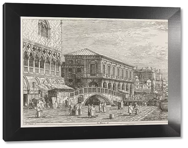 Le Preson. V. [lower left], c. 1735  /  1746. Creator: Canaletto