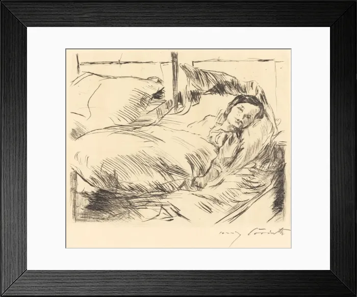 Framed Print : Das Kranke Kind (The Sick Child), 1918. Creator: Lovis Corinth Framed Print : Das Kranke Kind (The Sick Child), 1918. Creator: Lovis Corinth