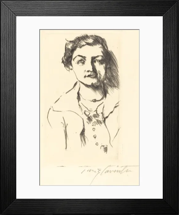 Framed Print : Bildnis einer Jungen Dame - Anneliese Halbe (Portrait of a Young Woman - Anneliese Halbe) Framed Print : Bildnis einer Jungen Dame - Anneliese Halbe (Portrait of a Young Woman - Anneliese Halbe)