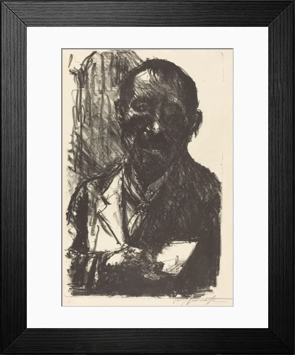 Framed Print : Selbstbildnis 1919 (Self-Portrait 1919), 1919. Creator: Lovis Corinth Framed Print : Selbstbildnis 1919 (Self-Portrait 1919), 1919. Creator: Lovis Corinth