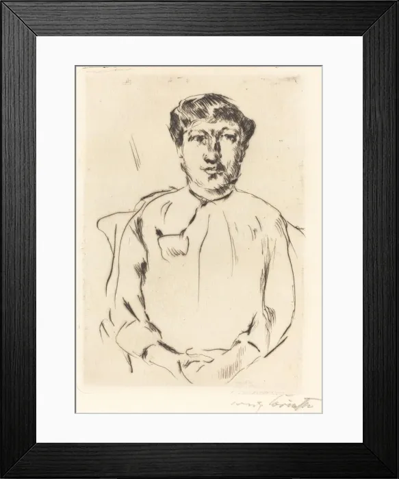 Framed Print : Frauenbildnis (Portrait of a Woman), 1914. Creator: Lovis Corinth Framed Print : Frauenbildnis (Portrait of a Woman), 1914. Creator: Lovis Corinth