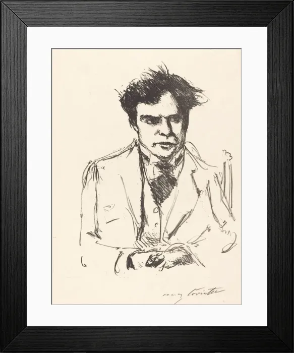 Framed Print : Bildnis Joseph Schwarz (Portrait of Joseph Schwarz), 1916. Creator: Lovis Corinth Framed Print : Bildnis Joseph Schwarz (Portrait of Joseph Schwarz), 1916. Creator: Lovis Corinth