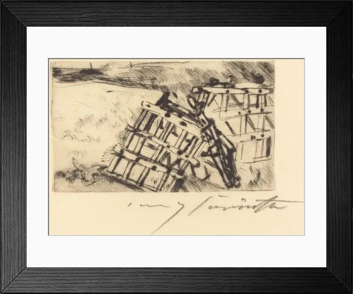 Framed Print : Egge (Harrow), 1916. Creator: Lovis Corinth Framed Print : Egge (Harrow), 1916. Creator: Lovis Corinth