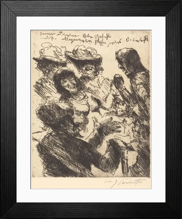 Framed Print : Einer dirne schon gesicht muss allgemein sein wies sonnenlicht... 1923