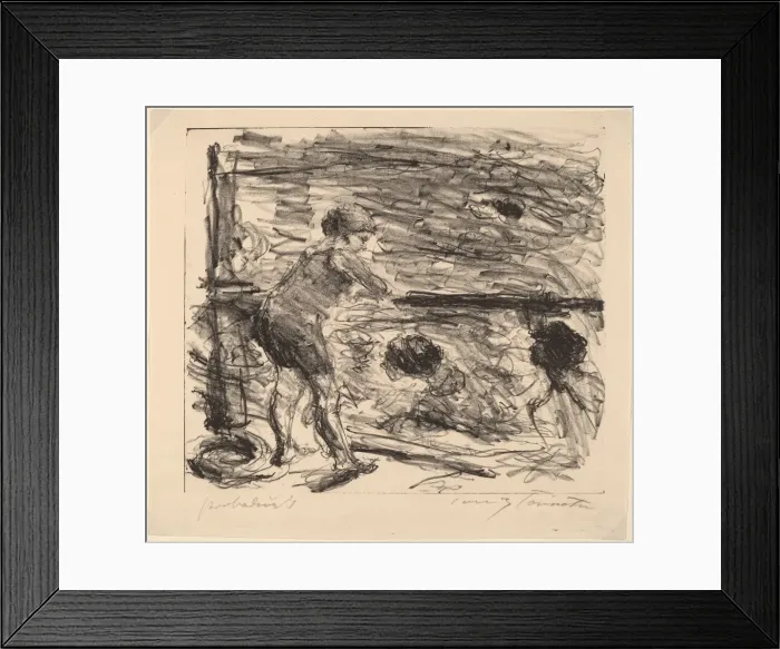 Framed Print : Badeanstalt (The Bath House), 1920. Creator: Lovis Corinth Framed Print : Badeanstalt (The Bath House), 1920. Creator: Lovis Corinth