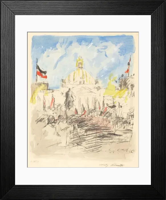 Framed Print : Bismarckfeier (Celebration for Bismarck), 1915. Creator: Lovis Corinth Framed Print : Bismarckfeier (Celebration for Bismarck), 1915. Creator: Lovis Corinth