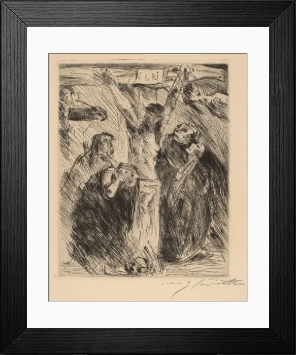 Framed Print : Kreuzigung, nach dem Altarbild in Tolz (Crucifixion Framed Print : Kreuzigung, nach dem Altarbild in Tolz (Crucifixion