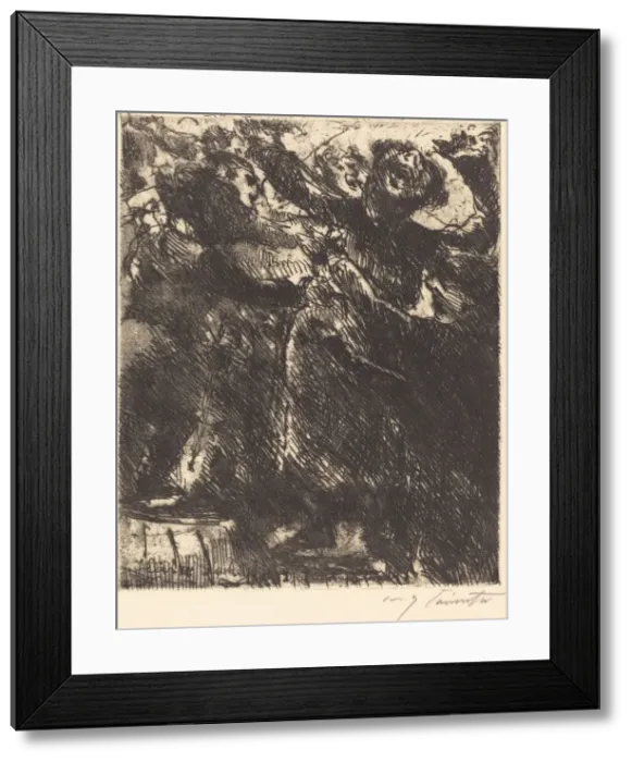 Framed Print : Kapuzinerpredigt?'Hetzt sich lieber herum mit der Dirn (The Capuchins Sermon Framed Print : Kapuzinerpredigt?'Hetzt sich lieber herum mit der Dirn (The Capuchins Sermon