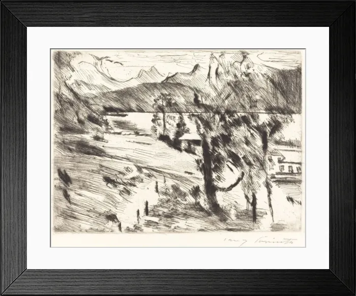 Framed Print : Walchensee landschaft (Walchensee Landscape), 1919. Creator: Lovis Corinth Framed Print : Walchensee landschaft (Walchensee Landscape), 1919. Creator: Lovis Corinth