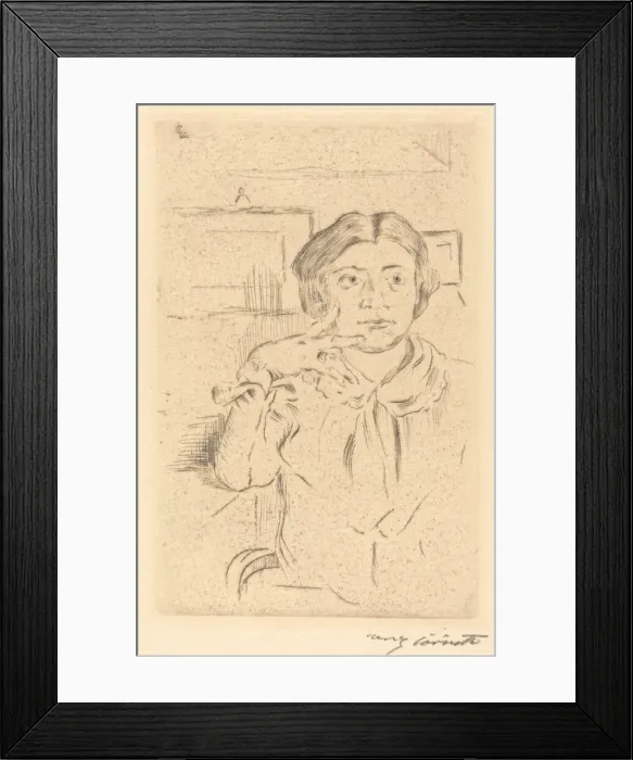 Framed Print : Gattin des Künstlers (Wife of the Artist), 1909. Creator: Lovis Corinth Framed Print : Gattin des Künstlers (Wife of the Artist), 1909. Creator: Lovis Corinth