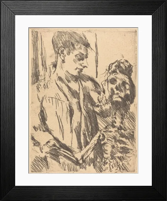 Framed Print : Tod und Jüngling (Death and the Young Man), 1921 (published 1922) Framed Print : Tod und Jüngling (Death and the Young Man), 1921 (published 1922)