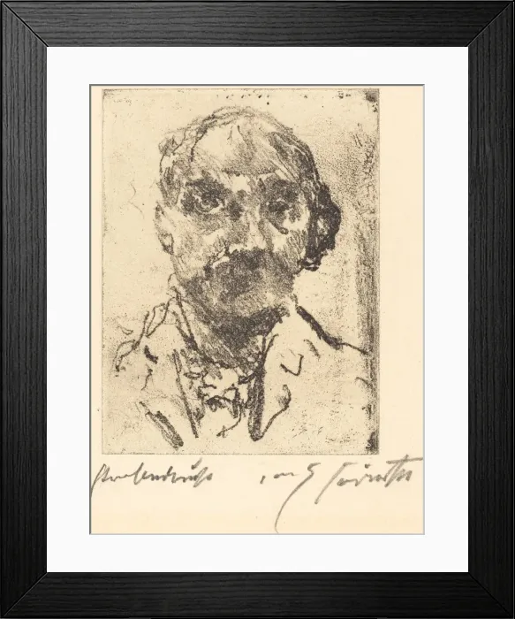 Framed Print : Selbstbildnis (Self-Portrait), 1921 / 1922. Creator: Lovis Corinth Framed Print : Selbstbildnis (Self-Portrait), 1921 / 1922. Creator: Lovis Corinth
