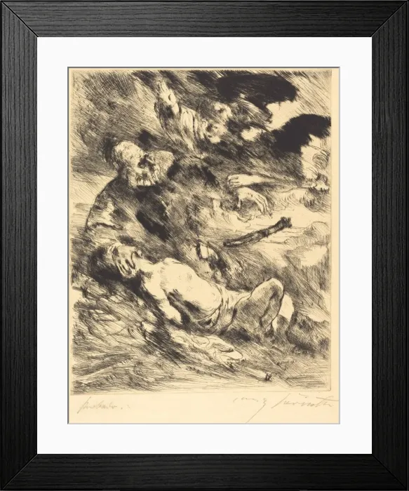 Framed Print : Die Opferung Isaacs (The Sacrifice of Isaac), 1920. Creator: Lovis Corinth Framed Print : Die Opferung Isaacs (The Sacrifice of Isaac), 1920. Creator: Lovis Corinth