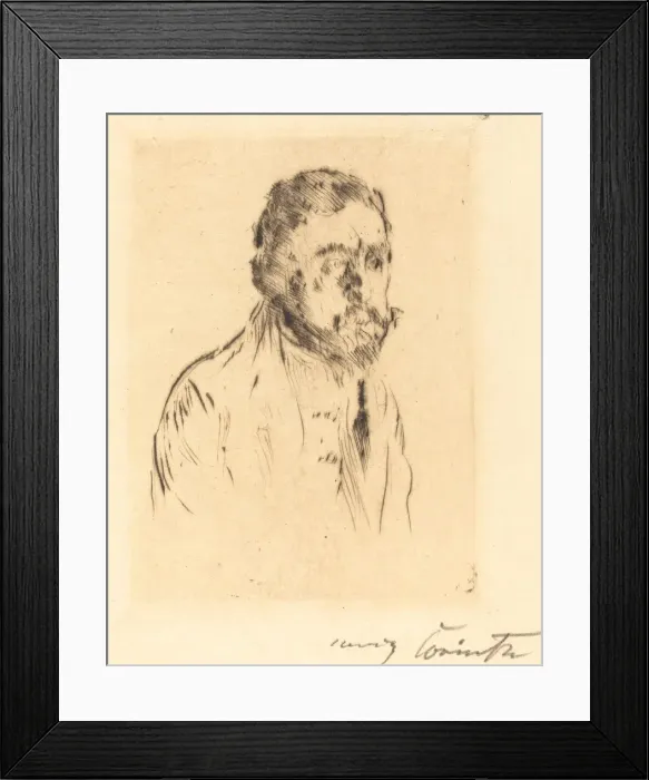 Framed Print : Bildnisstudie H. St. (Portrait Study of H. St. ), 1920. Creator: Lovis Corinth Framed Print : Bildnisstudie H. St. (Portrait Study of H. St. ), 1920. Creator: Lovis Corinth