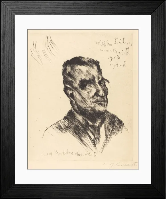 Framed Print : Wilhelm Trübner, 1913. Creator: Lovis Corinth Framed Print : Wilhelm Trübner, 1913. Creator: Lovis Corinth