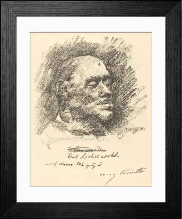 Framed Print : Totenmaske Liebknechts (Liebknechts Death Mask), 1920. Creator: Lovis Corinth Framed Print : Totenmaske Liebknechts (Liebknechts Death Mask), 1920. Creator: Lovis Corinth