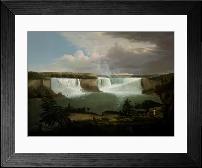 Framed Print : A General View of the Falls of Niagara, 1820. Creator: Alvan Fisher Framed Print : A General View of the Falls of Niagara, 1820. Creator: Alvan Fisher