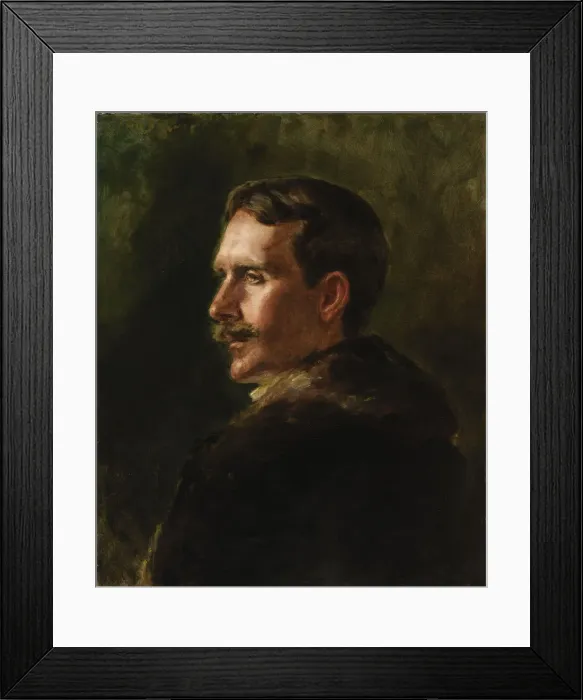 Framed Print : The Fur Coat, ca. 1898. Creator: Alice Pike Barney Framed Print : The Fur Coat, ca. 1898. Creator: Alice Pike Barney