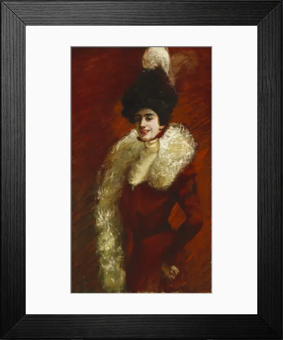 Framed Print : Alice Warder Garrett, ca. 1909-1910. Creator: Alice Pike Barney Framed Print : Alice Warder Garrett, ca. 1909-1910. Creator: Alice Pike Barney