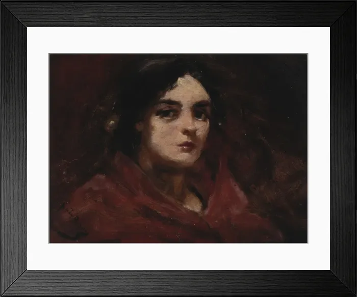 Framed Print : Gipsy, late 19th-early 20th century. Creator: Alice Pike Barney Framed Print : Gipsy, late 19th-early 20th century. Creator: Alice Pike Barney