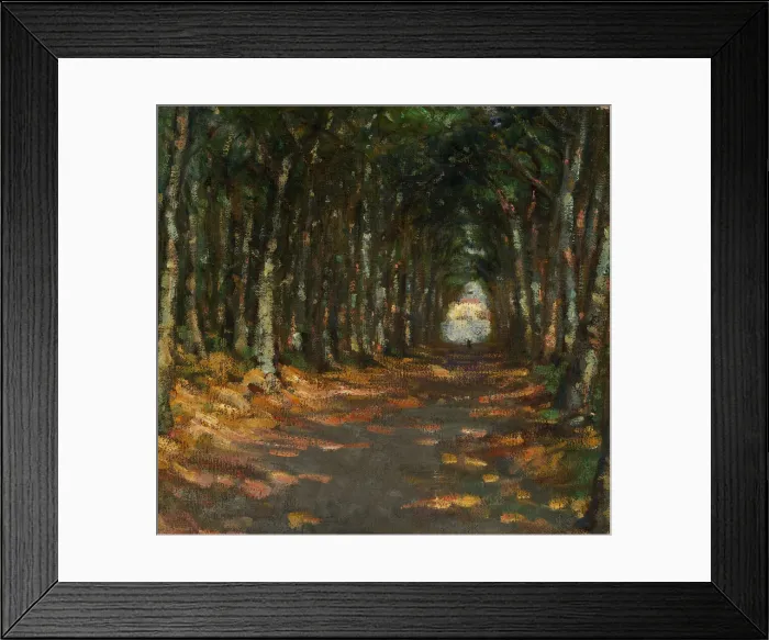 Framed Print : Allee dans le Parc, ca. 1906. Creator: Alice Pike Barney Framed Print : Allee dans le Parc, ca. 1906. Creator: Alice Pike Barney