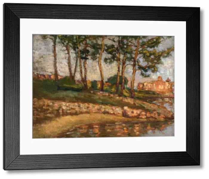 Framed Print : In Southern France, ca. 1905-1906. Creator: Alice Pike Barney Framed Print : In Southern France, ca. 1905-1906. Creator: Alice Pike Barney