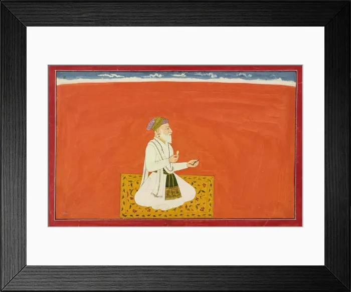 Framed Print : The sage-physician Dhanvantari, folio from the Sixth'Bhagavata Purana series Framed Print : The sage-physician Dhanvantari, folio from the Sixth'Bhagavata Purana series
