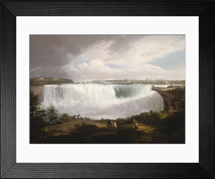 Framed Print : The Great Horseshoe Fall, Niagara, 1820. Creator: Alvan Fisher Framed Print : The Great Horseshoe Fall, Niagara, 1820. Creator: Alvan Fisher