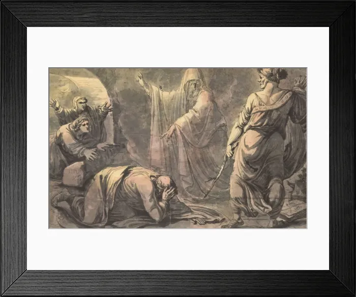 Framed Print : Untitled, late 18th-early 19th century. Creator: Antonio Basoli Framed Print : Untitled, late 18th-early 19th century. Creator: Antonio Basoli