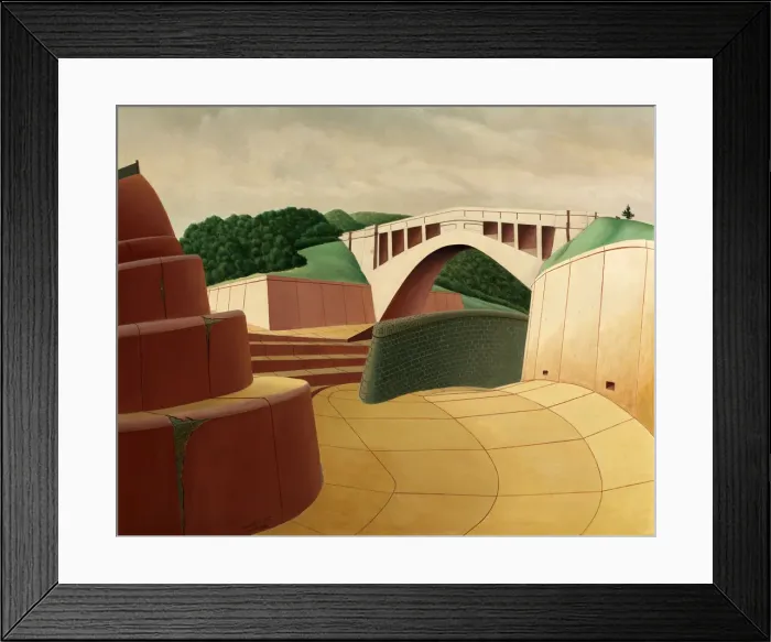 Framed Print : Spillway, Ashokan Dam, 1934. Creator: Arnold Wiltz Framed Print : Spillway, Ashokan Dam, 1934. Creator: Arnold Wiltz