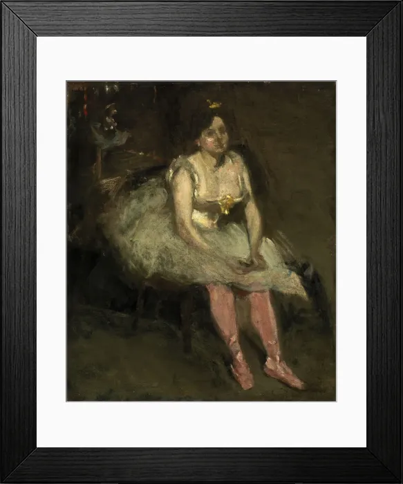 Framed Print : Ballerine, 1896. Creator: Alice Pike Barney Framed Print : Ballerine, 1896. Creator: Alice Pike Barney