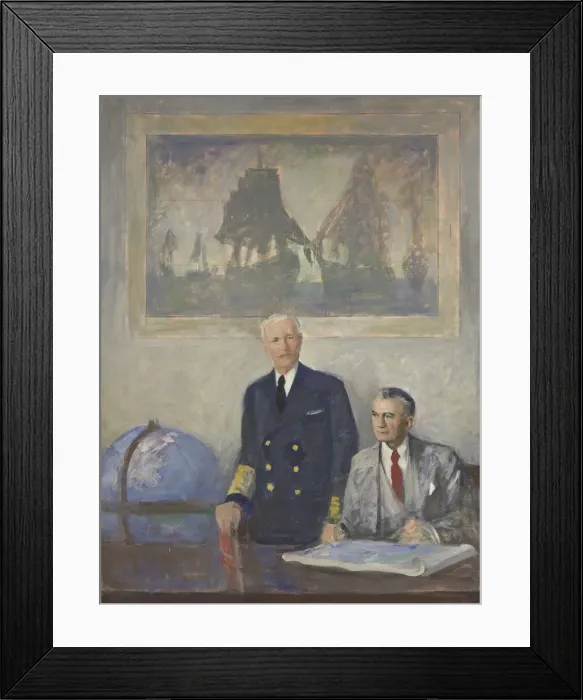 Framed Print : The High Command - Right Panel, 1947-1949. Creator: Augustus Vincent Tack Framed Print : The High Command - Right Panel, 1947-1949. Creator: Augustus Vincent Tack