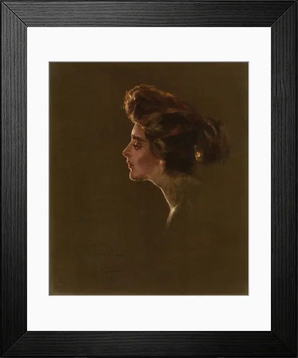 Framed Print : Vers 1903. Creator: Alice Pike Barney Framed Print : Vers 1903. Creator: Alice Pike Barney