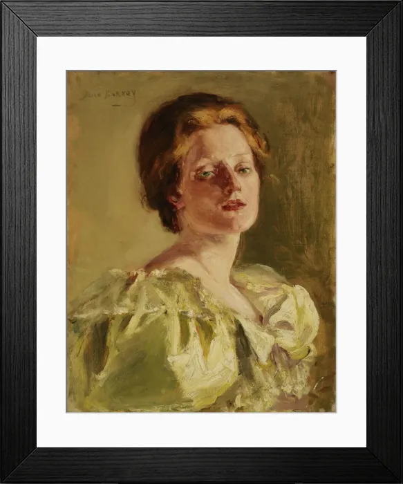 Framed Print : Study in Auburn, 1904. Creator: Alice Pike Barney Framed Print : Study in Auburn, 1904. Creator: Alice Pike Barney