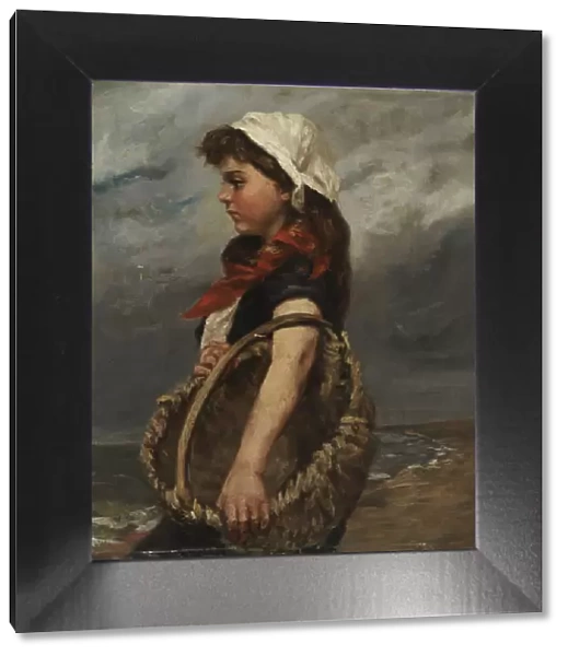 Girl with Basket, ca. 1888. Creator: Alice Pike Barney