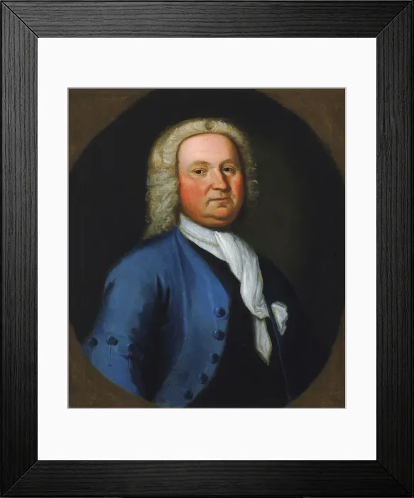 Framed Print : Dr. Gustavus Brown, 1742. Creator: Gustavus Hesselius Framed Print : Dr. Gustavus Brown, 1742. Creator: Gustavus Hesselius