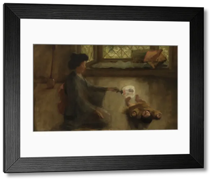 Framed Print : Japanese Lullaby, ca. 1903. Creator: Alice Pike Barney Framed Print : Japanese Lullaby, ca. 1903. Creator: Alice Pike Barney