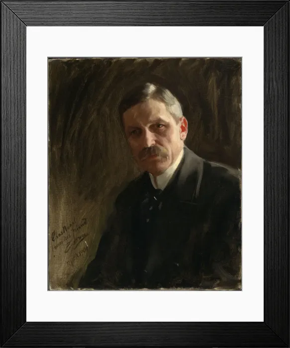 Framed Print : Charles Nagel, 1901. Creator: Anders Leonard Zorn Framed Print : Charles Nagel, 1901. Creator: Anders Leonard Zorn