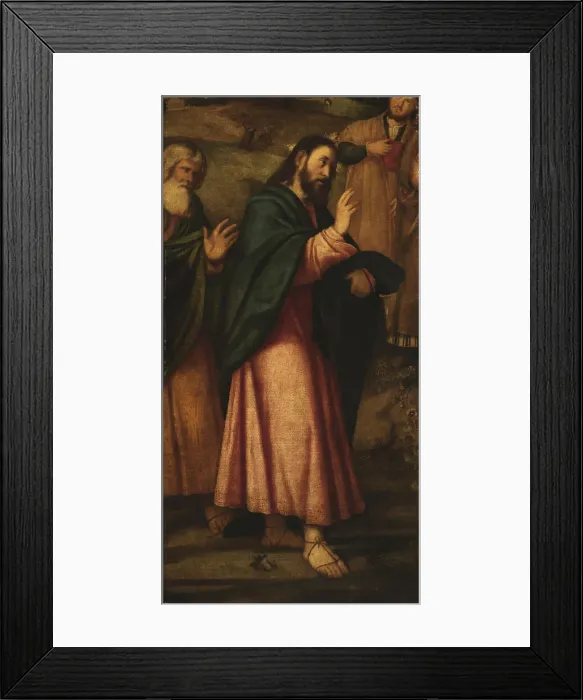 Framed Print : Christ Addressing the People, early-mid 16th century Creator: Bonifacio de Pitati Framed Print : Christ Addressing the People, early-mid 16th century Creator: Bonifacio de Pitati