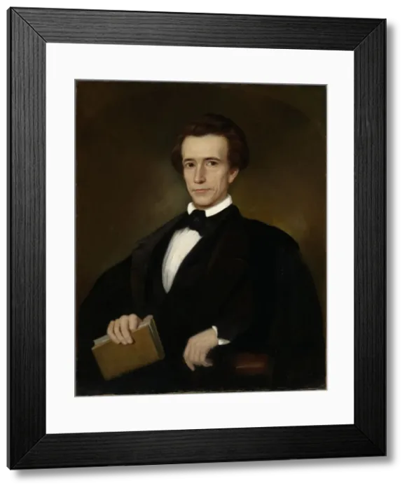 Framed Print : James Cochran Dobbin, c. 1845. Creator: John Cranch Framed Print : James Cochran Dobbin, c. 1845. Creator: John Cranch
